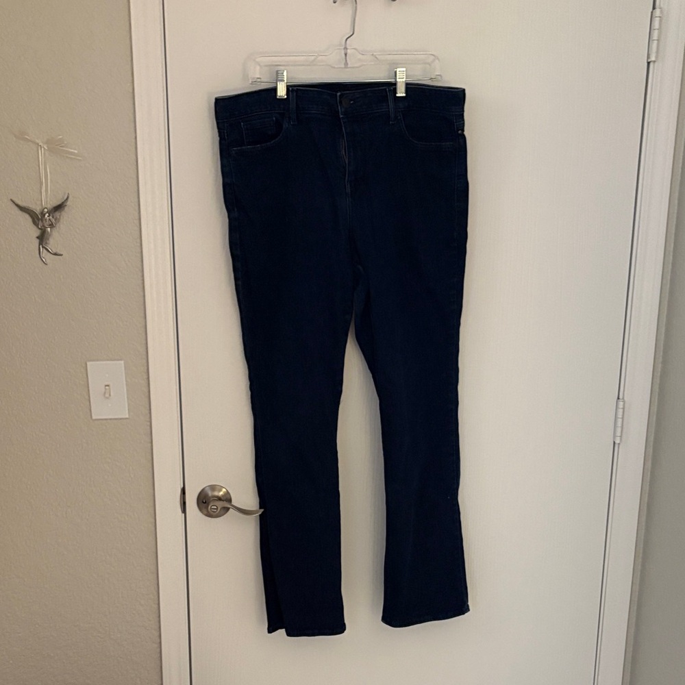 NYDJ Dark Blue Straight Leg Jeans